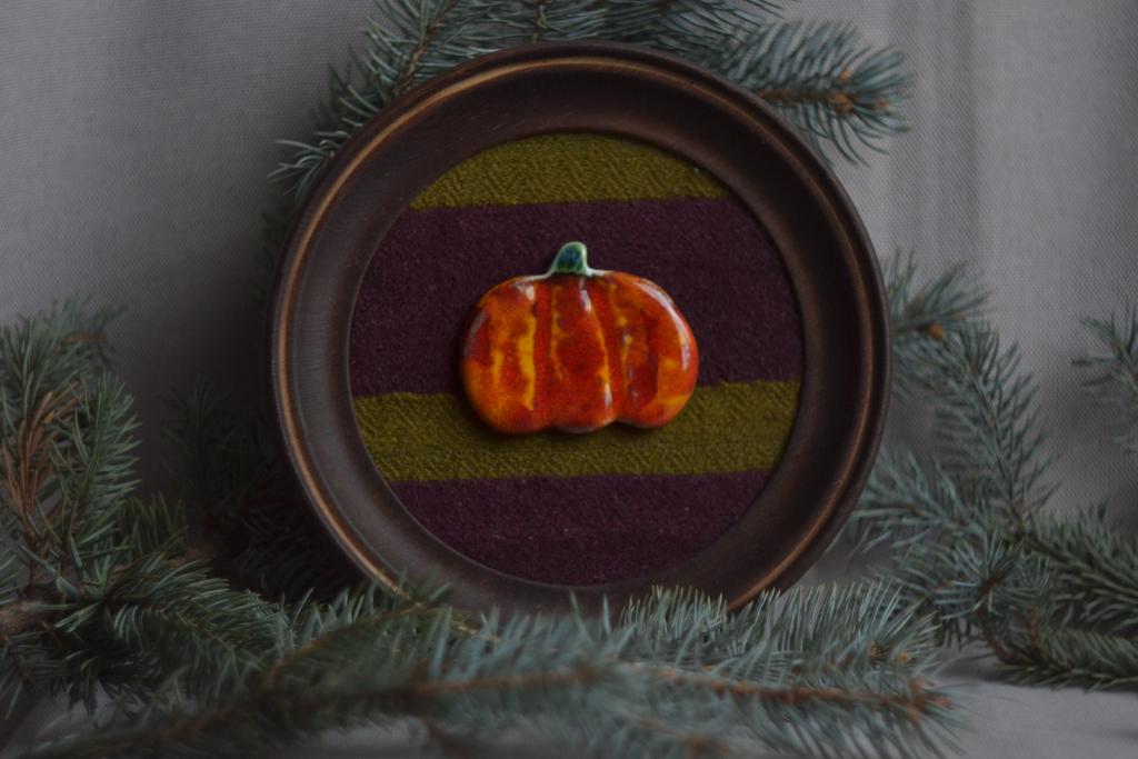 Панно на стену  большое  "тыква"