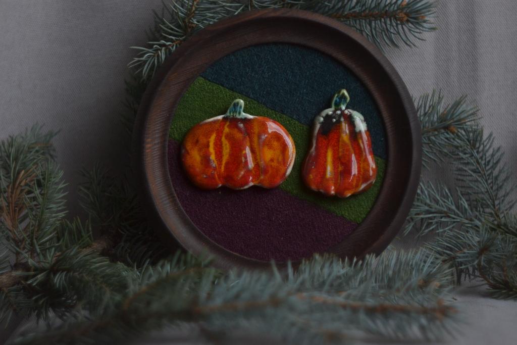 Панно на стену  большое  "тыквы"