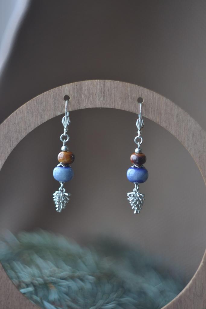 Серьги "Шишки"