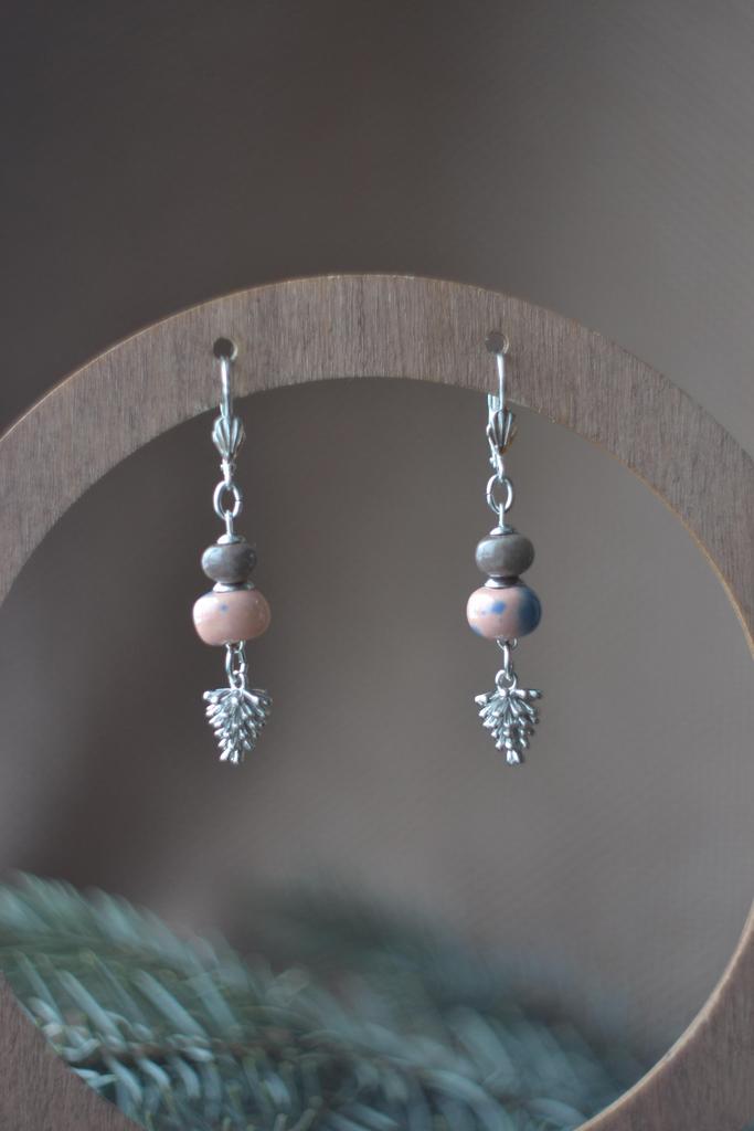 Серьги "Шишки"