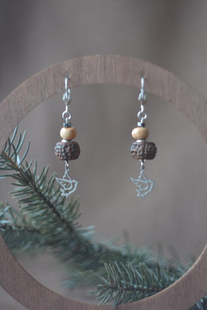 Серьги "птахи"