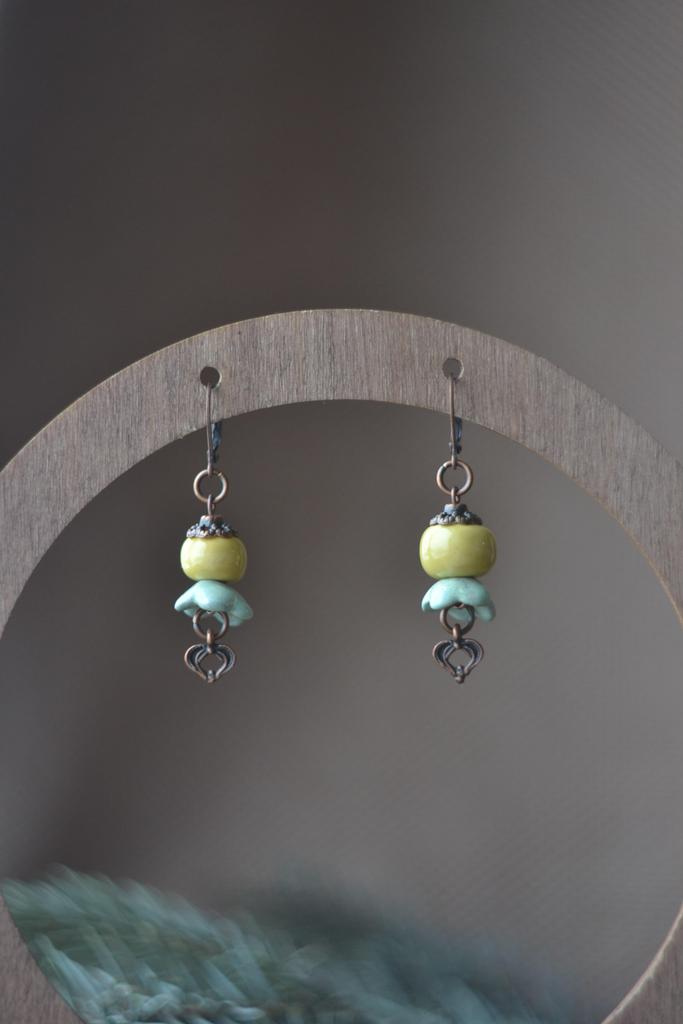 Серьги "цветы"