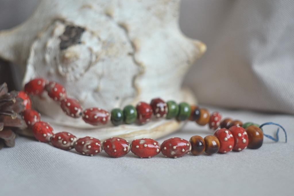 Большой набор бусин с браком