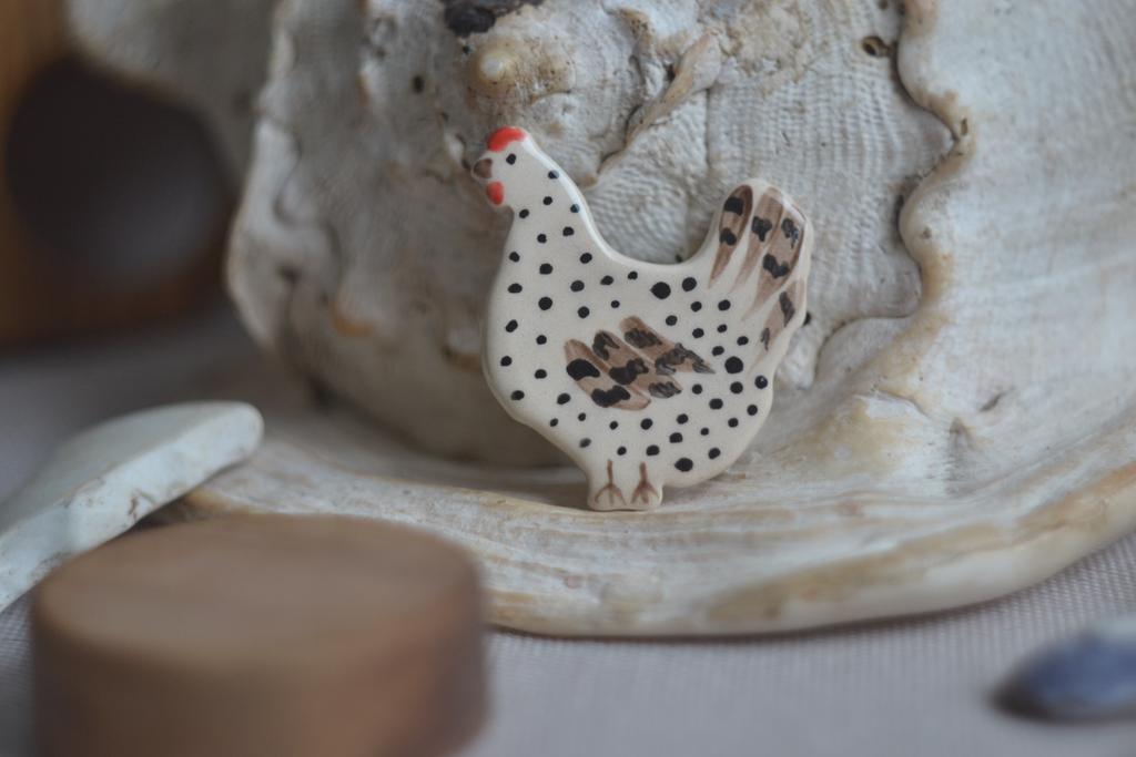 Брошь "Моя Курочка"