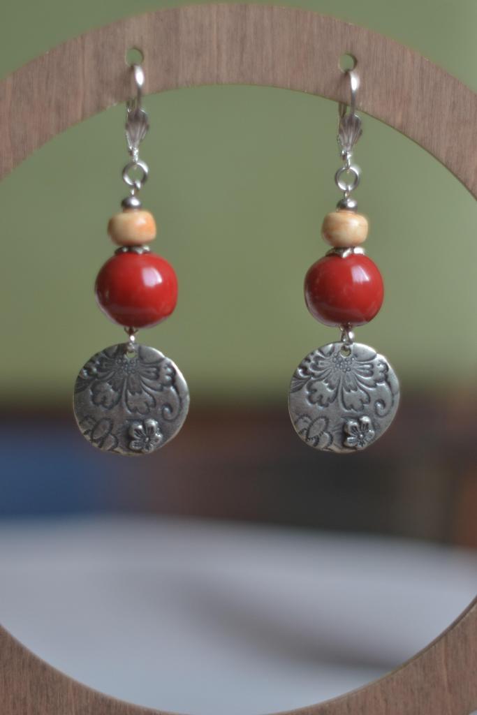 Серьги "цветы"