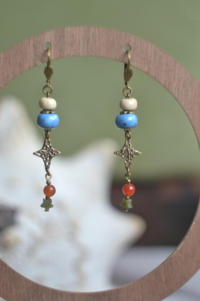 Серьги "звёзды"