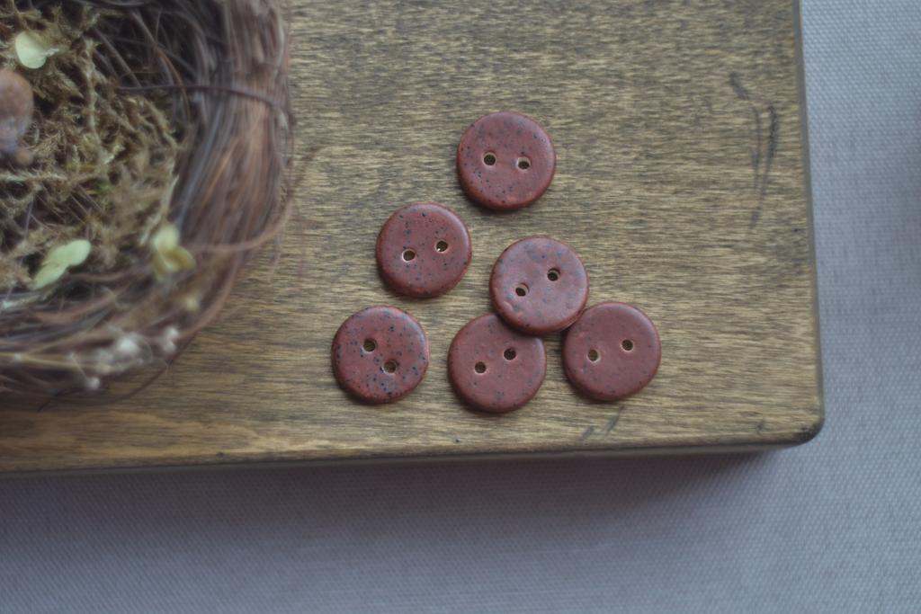 Базовая керамическая пуговица 2,4 см  "Медведь"