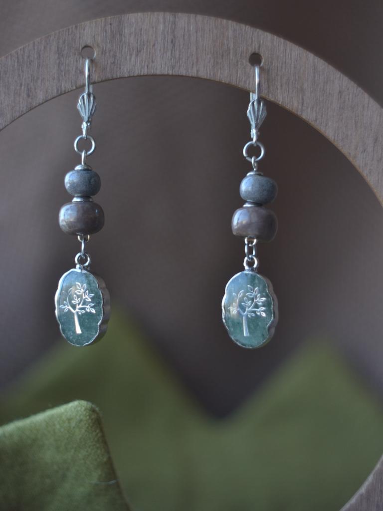 Серьги "Дерево"