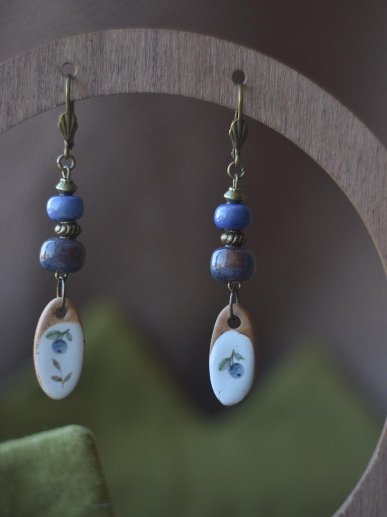 Серьги "Ягоды"