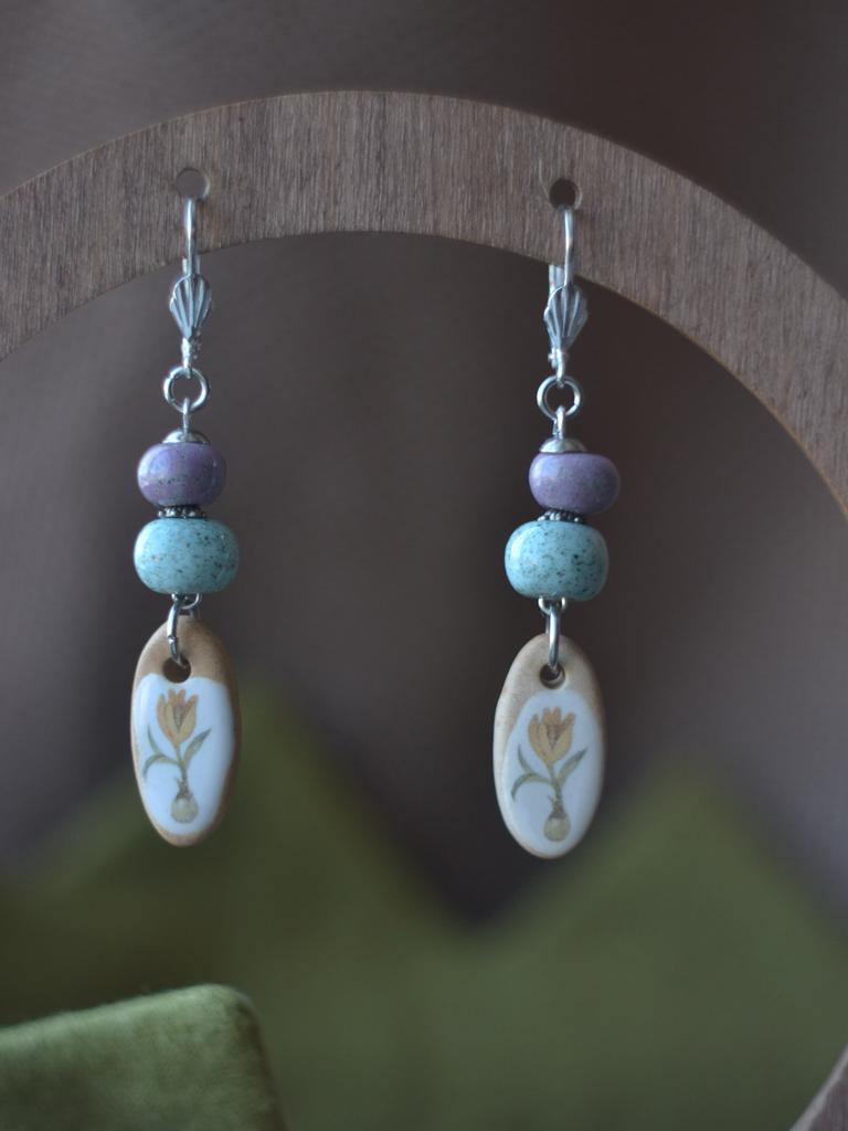 Серьги "Цветы"