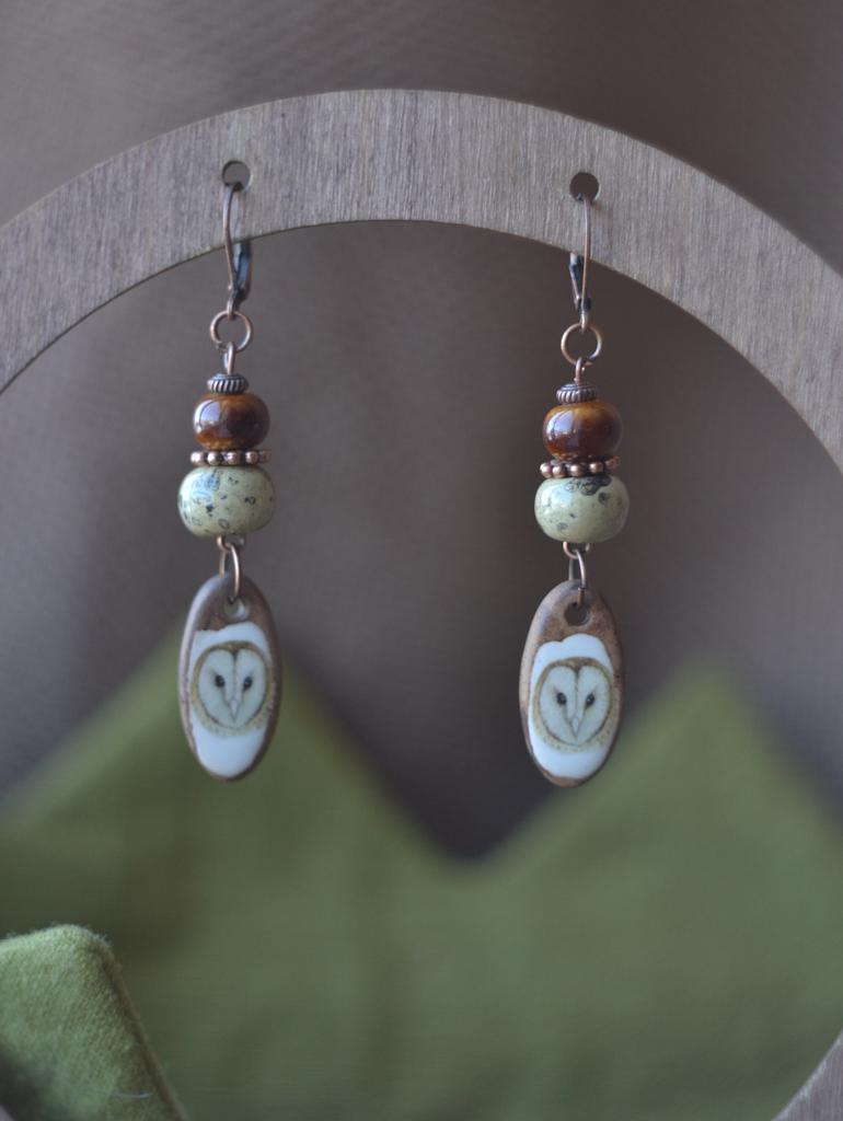 Серьги "Совушка"