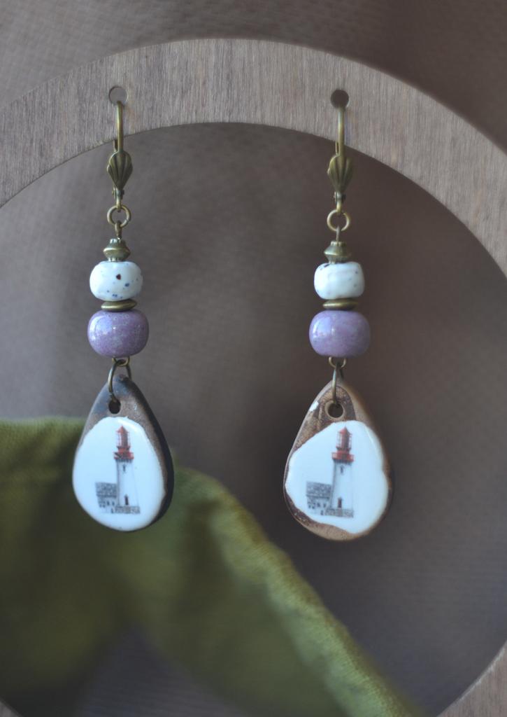 Серьги "Маяки"
