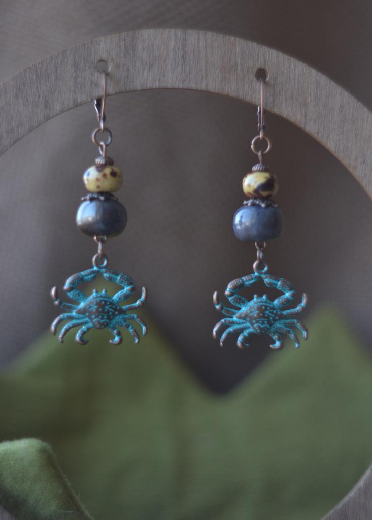 Серьги "Крабы"