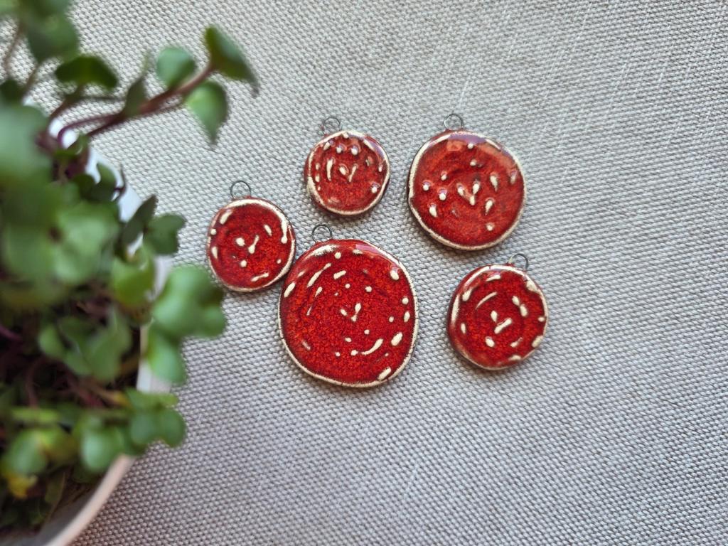 Набор подвесов " мухоморы"