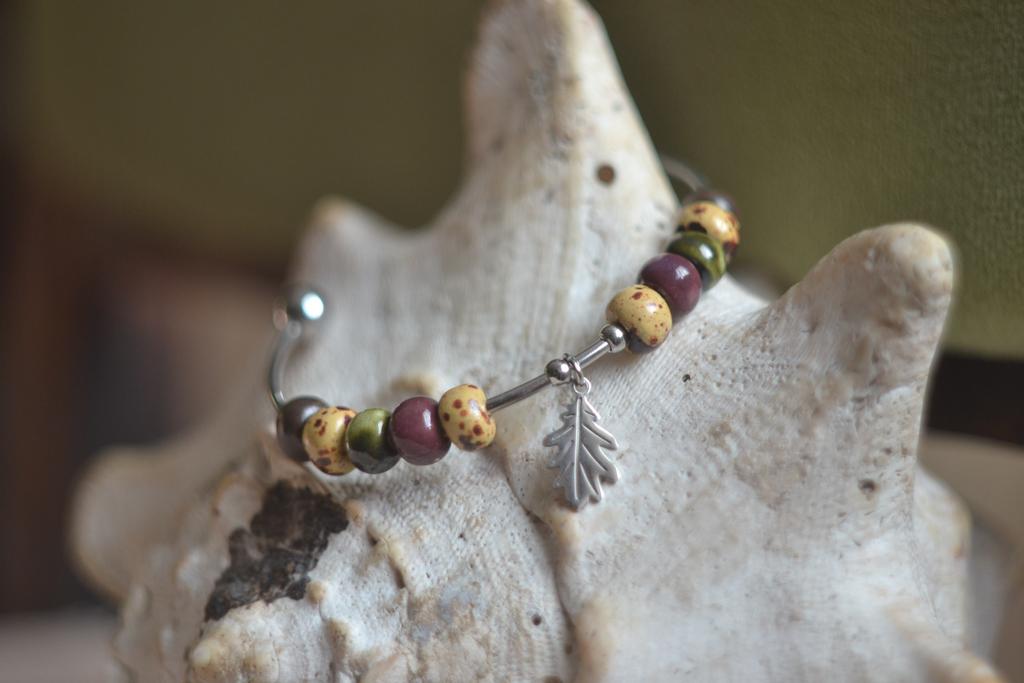 Браслет "Дубовый лист"