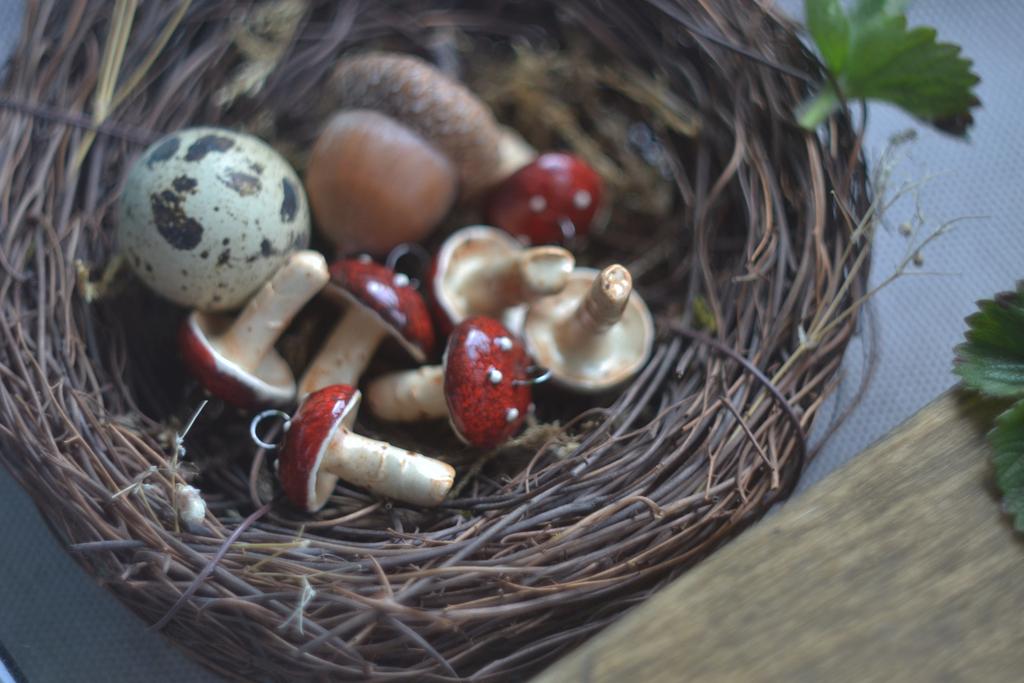 Керамический подвес "Мухомор "