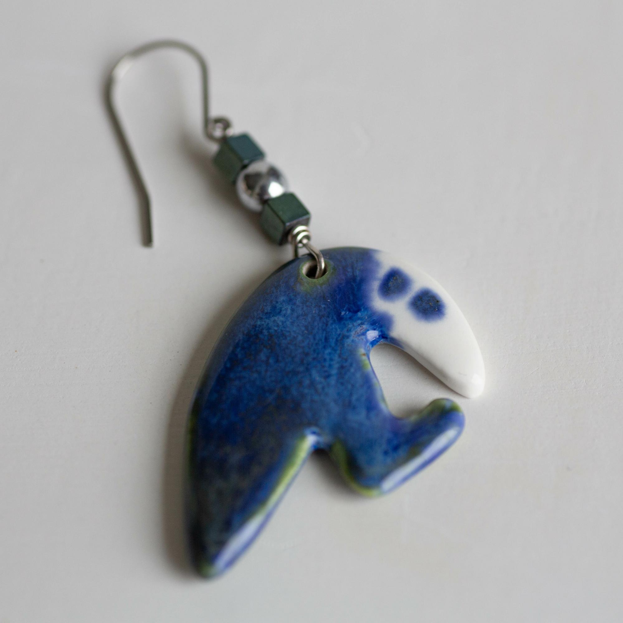 Моносерьга Птица