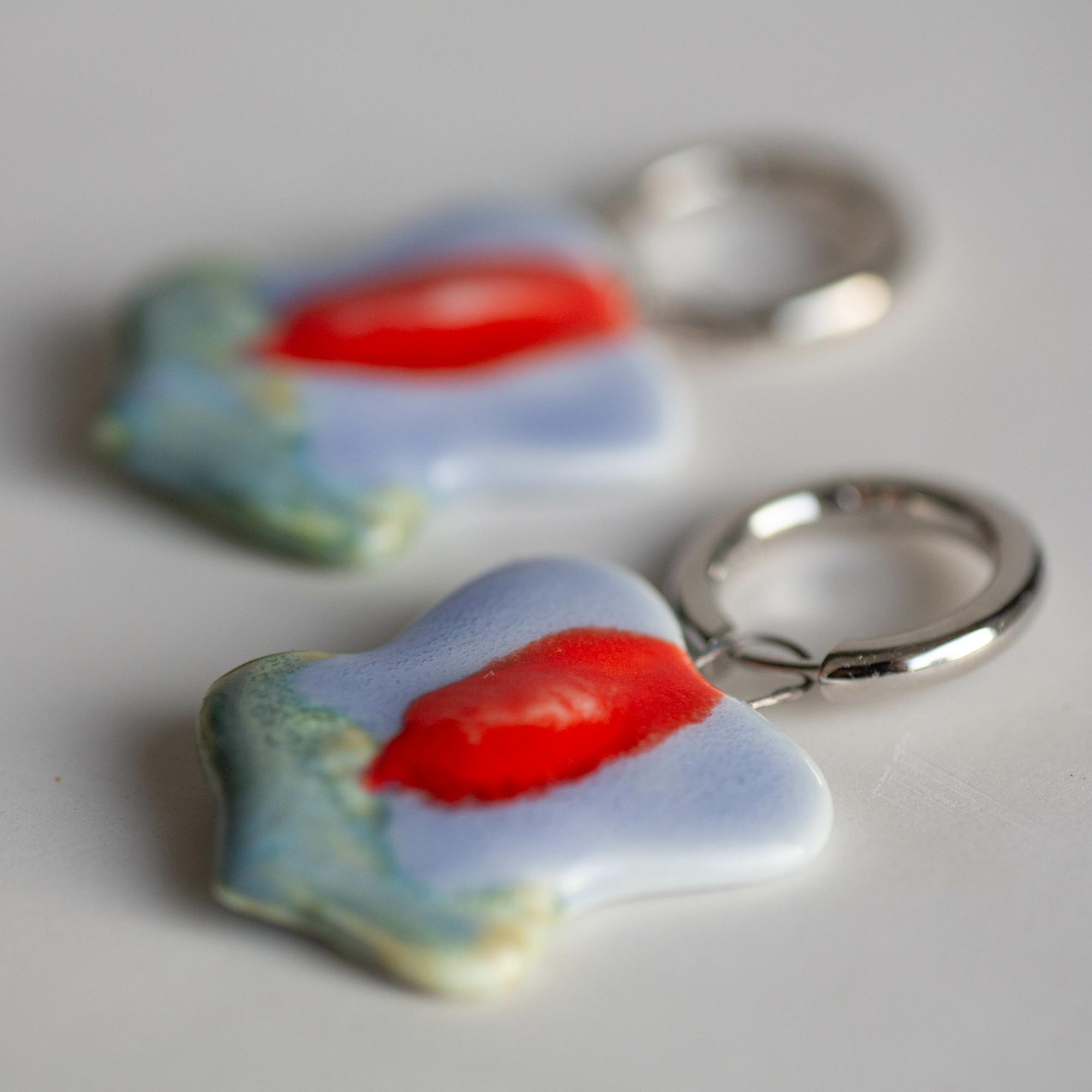 Серьги Цветок