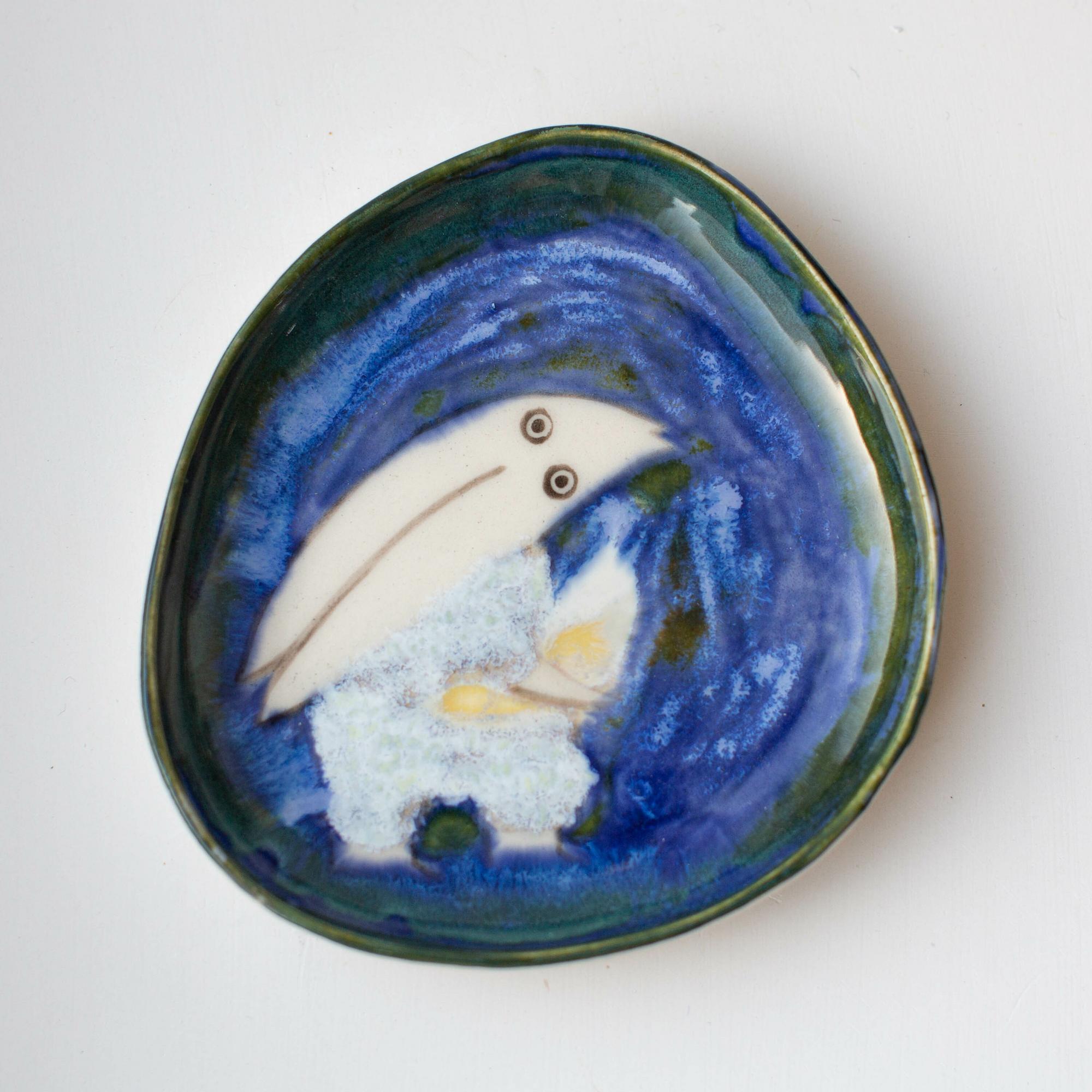 Блюдце Зайка с луной