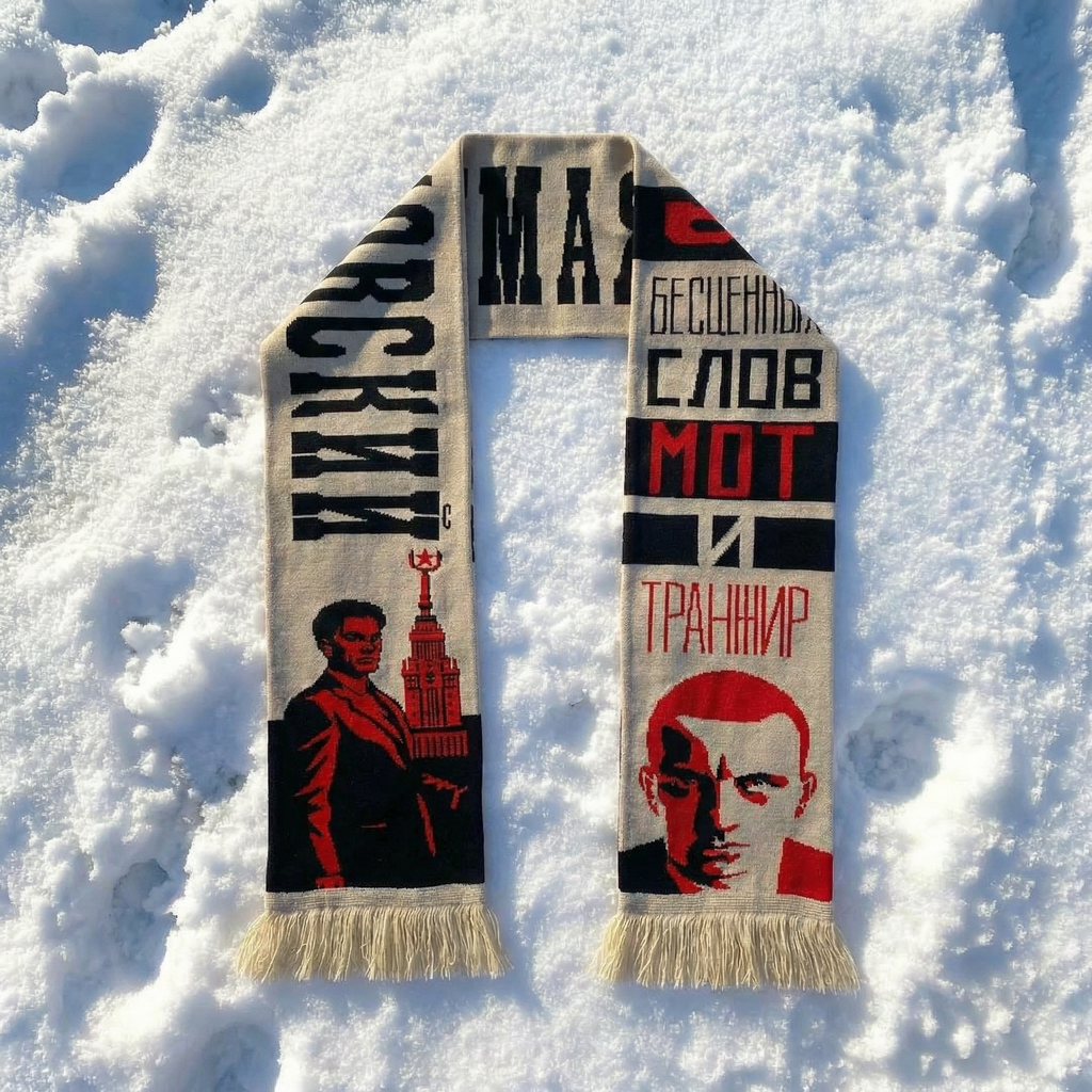 Шарф "Маяковский - Нате!"