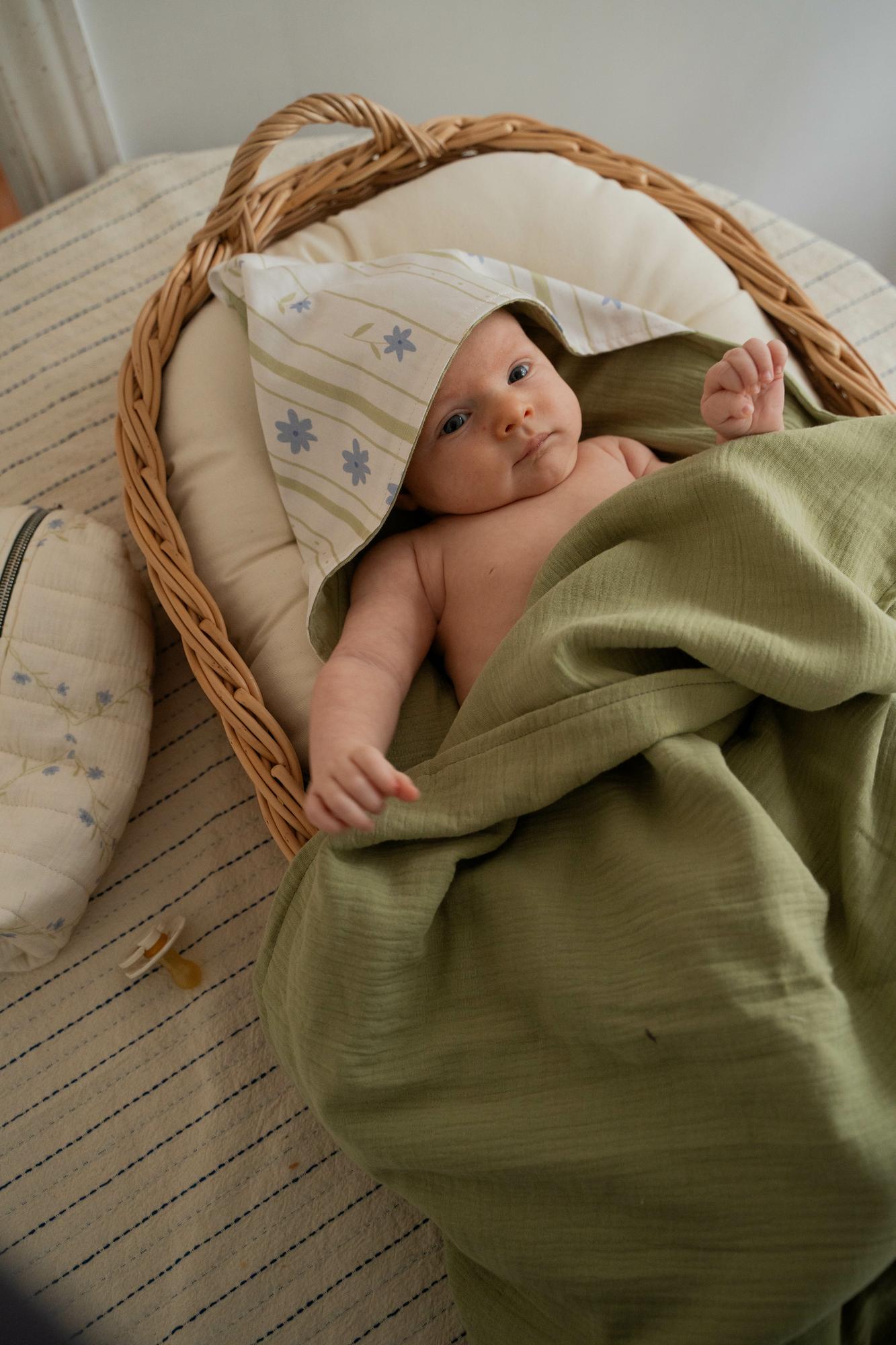 Полотенце муслиновое с уголком