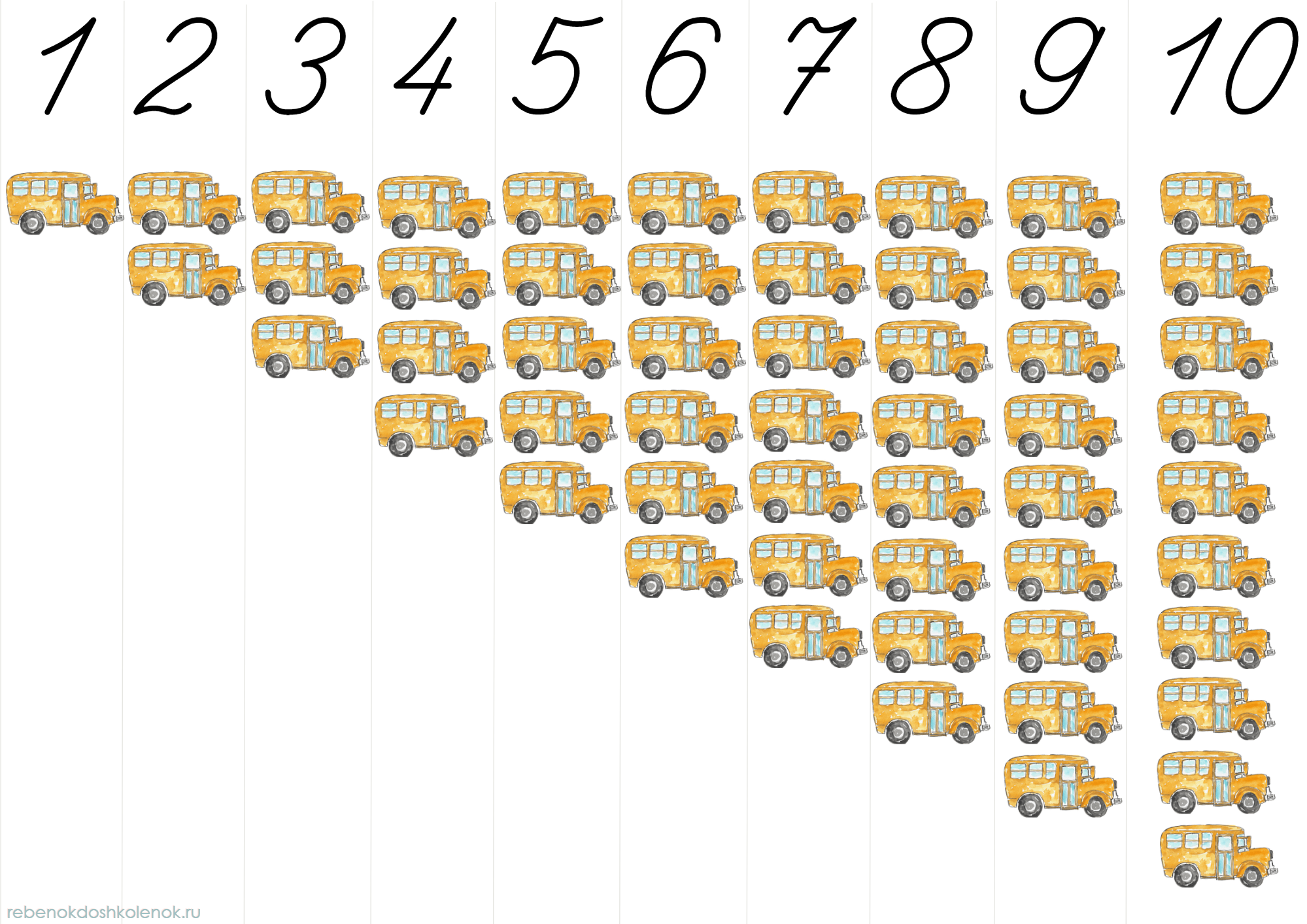 Счёт 1-10