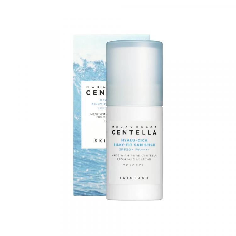 SKIN1004 Hyalu-Cica Silky-Fit Sun Stick SPF50+ PA++++, 7g Солнцезащитный стик с шёлковым финишем