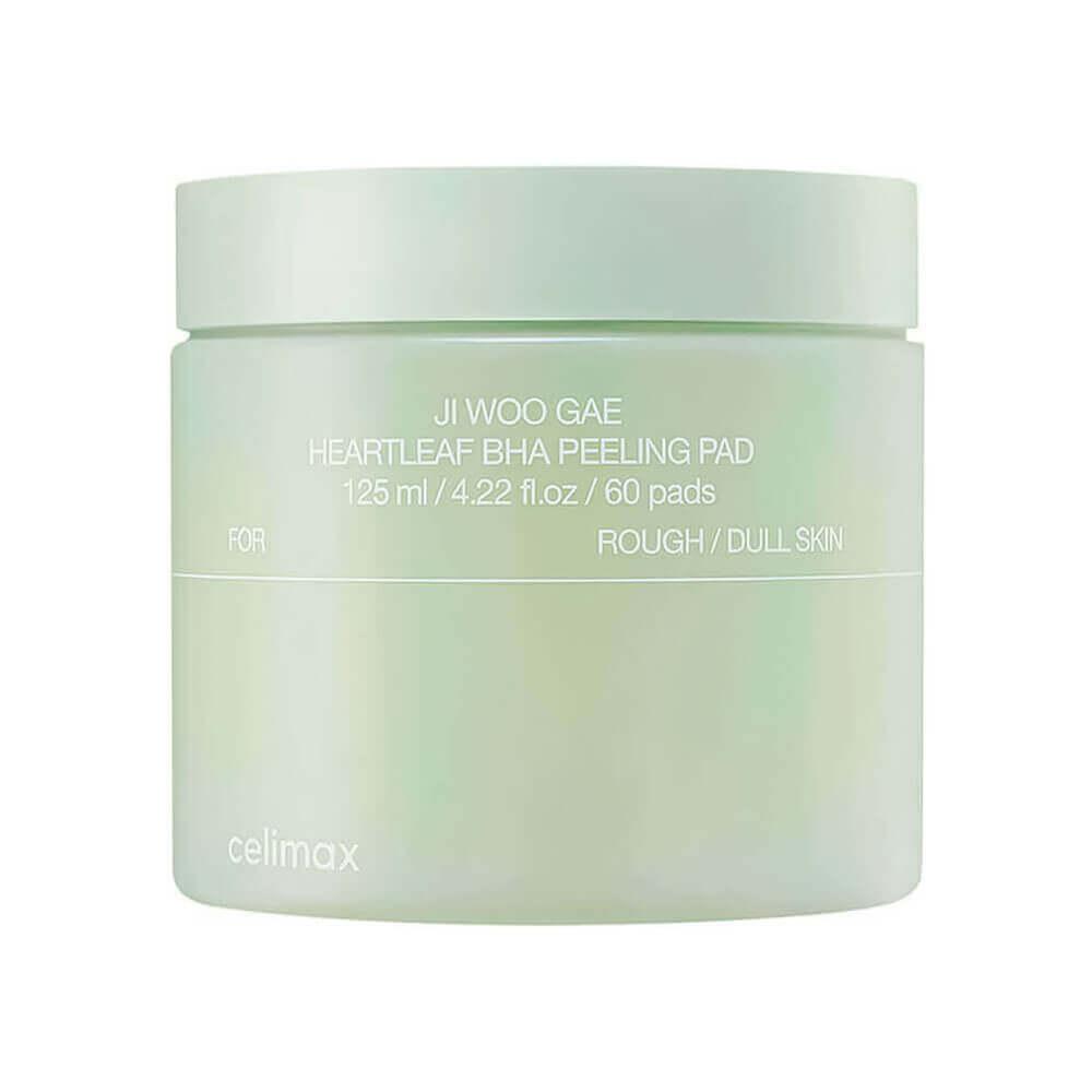 Тонизирующие пилинг-пэды с BHA-кислотой Celimax Ji Woo Gae Heartleaf BHA Peelind Pad