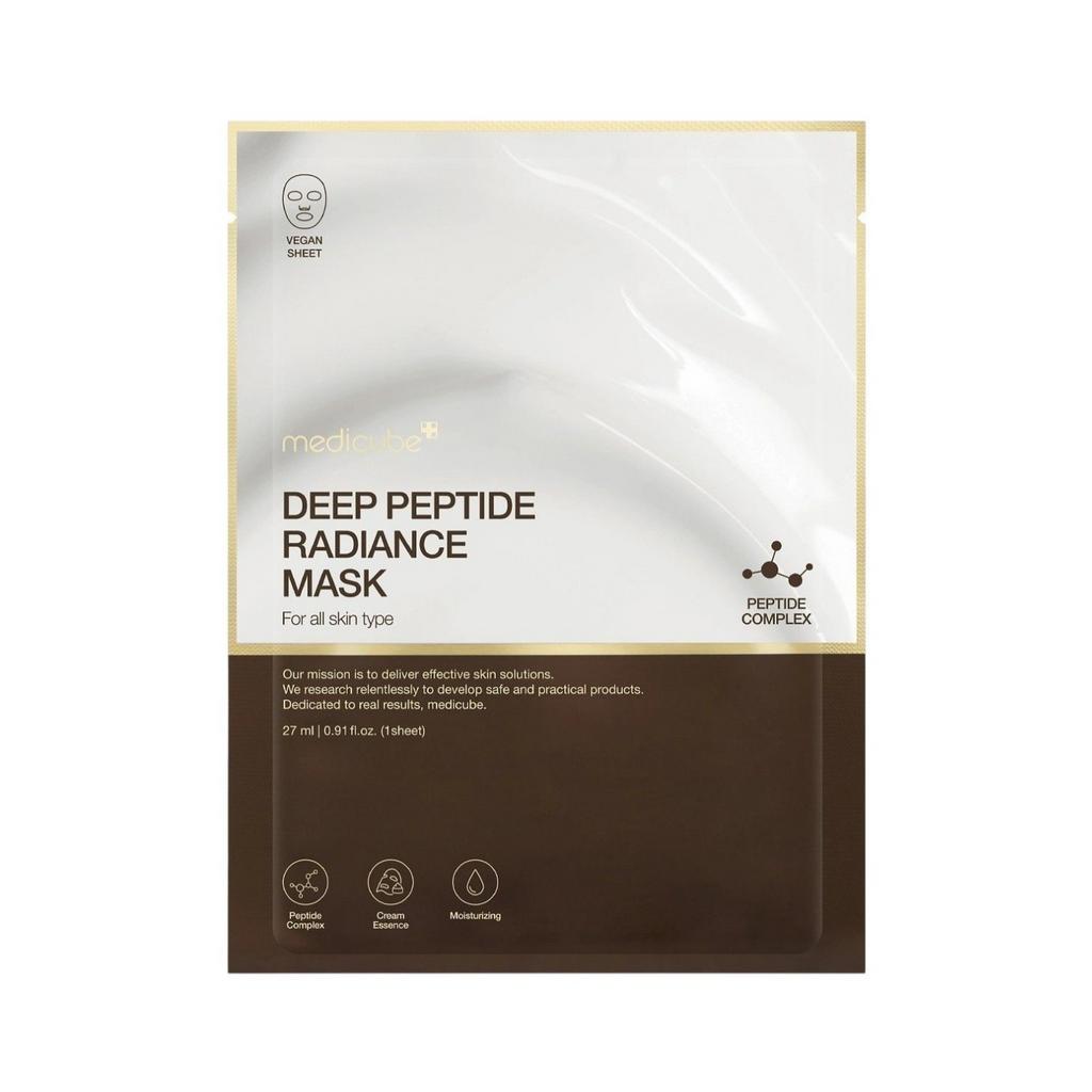 Тканевая маска medicube с пептидами для сияния кожи medicube Deep Peptide Radiance Mask 27 ml