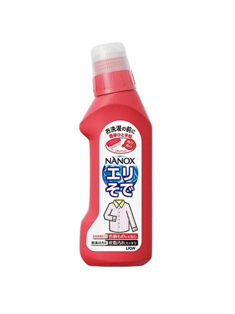 Жидкое средство для удаления пятен с воротничков и манжет LION "Тop Nanox" бутылка 250 мл