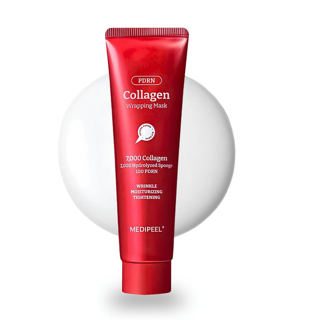 MEDIPEEL⁺ Collagen Glow Wrapping Mask (100ml) Маска-пленка для сияния кожи с PDRN и спикулой