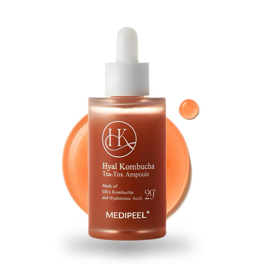 MEDIPEEL⁺ Hyal Kombucha Tea-Tox Ampoule (50ml) Сыворотка с 70% комбучи и липосомальными церамидами