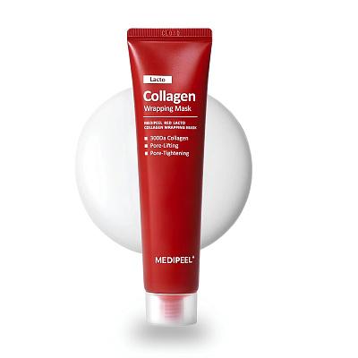 MEDIPEEL⁺ Red Lacto Collagen Wrapping Mask (70ml) Лифтинг маска-пленка с гидролизованным коллагеном