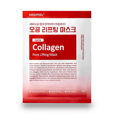 MEDIPEEL⁺ Red Lacto Collagen Pore Lifting Mask (30ml) Поросуживающая маска с лифтинг-эффектом