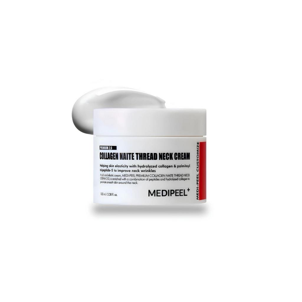 MEDIPEEL⁺ Premium Collagen Naite Thread Neck Cream 2.0 (100ml) Моделирующий крем для шеи и декольте