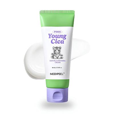 MEDIPEEL⁺ Young Cica PDRN Trouble Soothing Cream (80ml) Смягчающий крем для чувствительной кожи