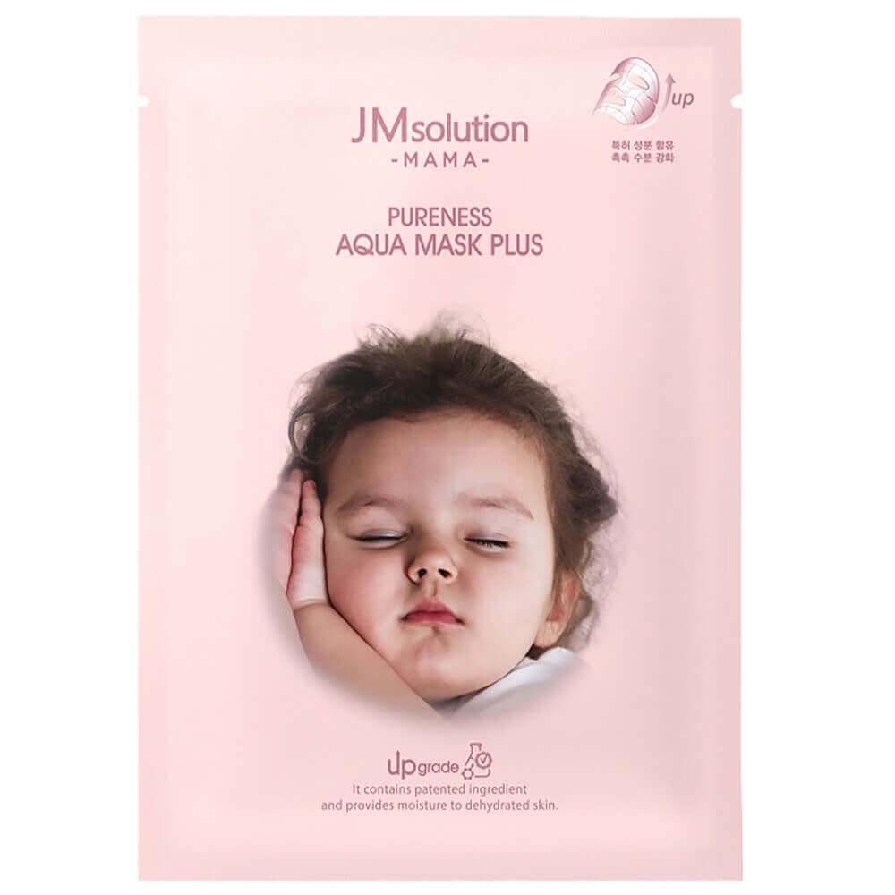Гипоаллергенная тканевая маска для увлажнения кожи JMsolution Mama Pureness Aqua Mask Plus