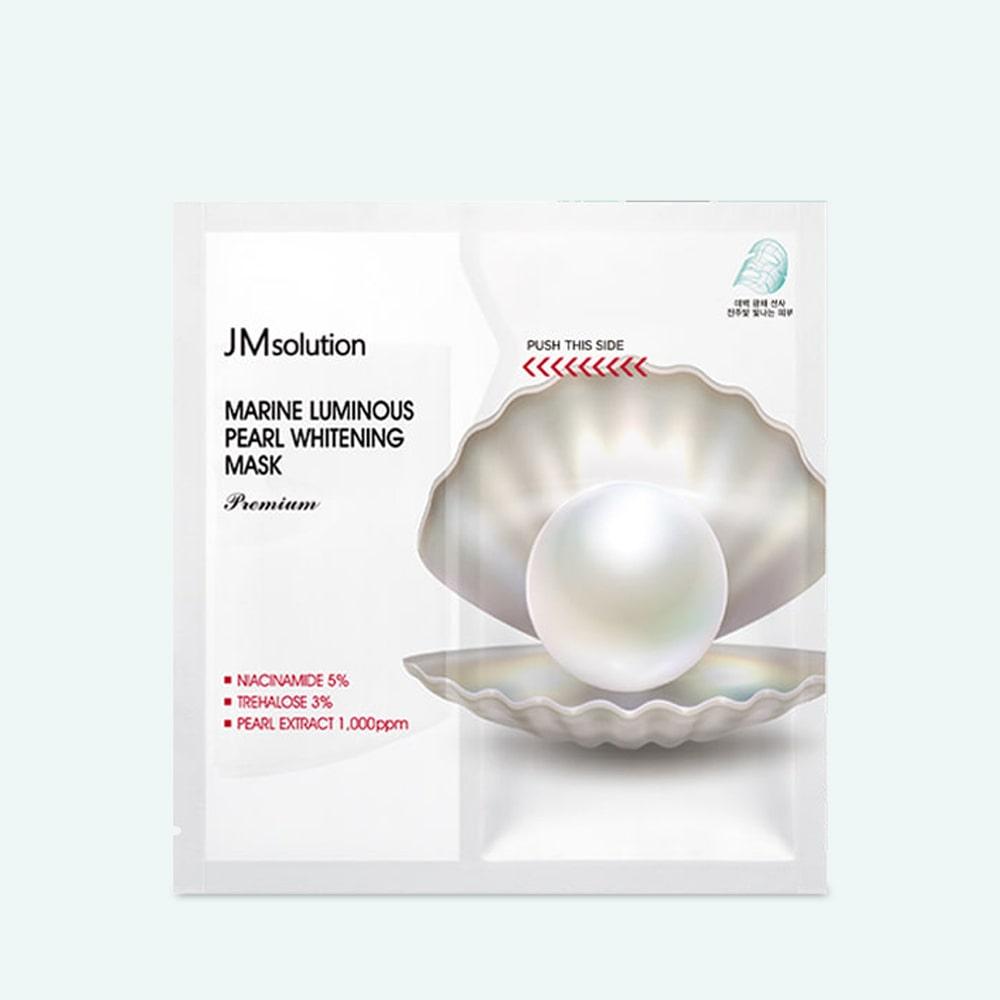 Осветляющая премиум-маска с жемчугом JMsolution Marine Luminous Pearl Whitening Mask Premium 33 ml