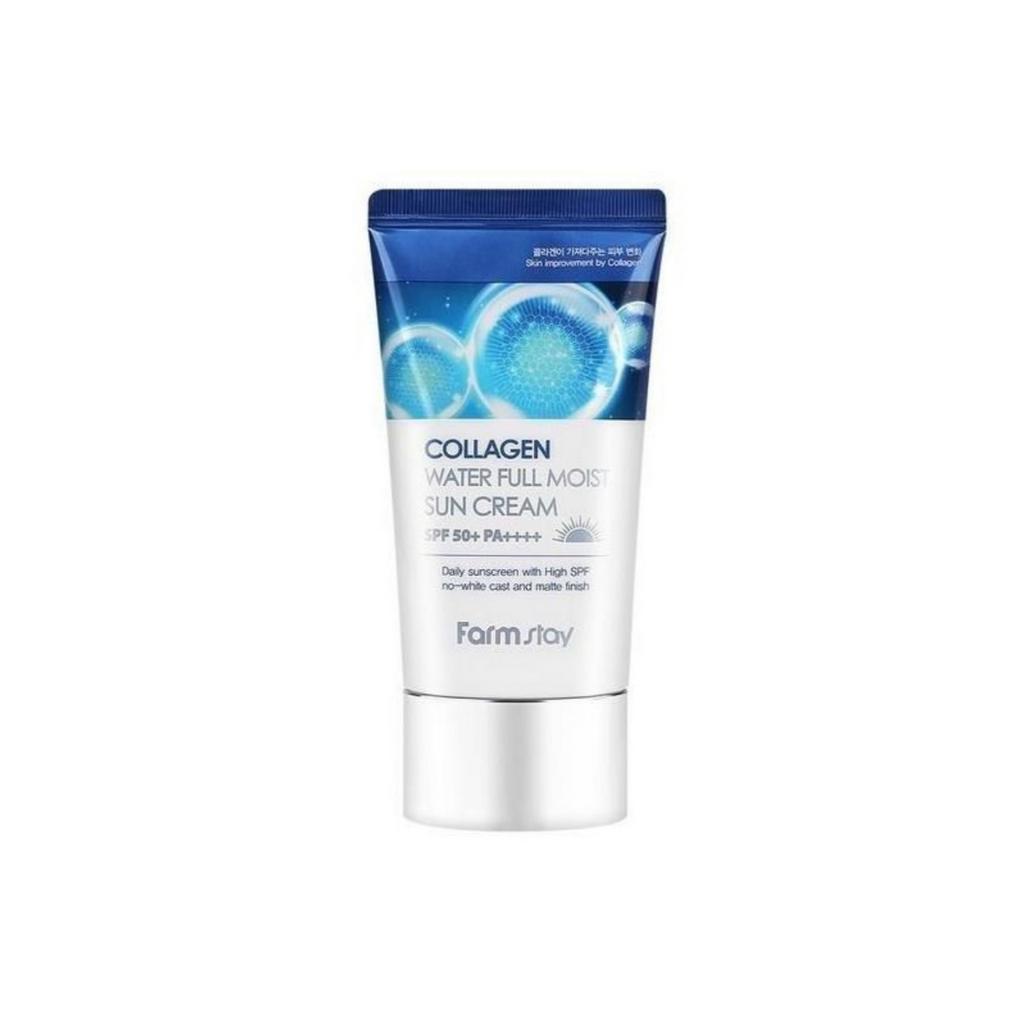 Farmstay Солнцезащитный крем с коллагеном Collagen Water Full Moist Sun Cream SPF50+ PA++++ 50г