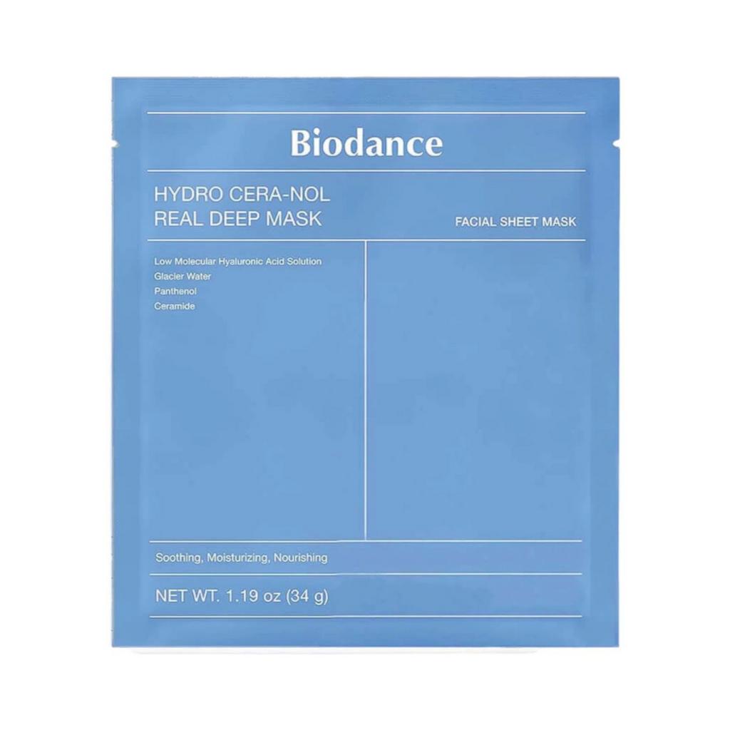 Ночная гидрогелевая маска с церамидами против сухости Biodance Hydro Cera-Nol Real Deep Mask