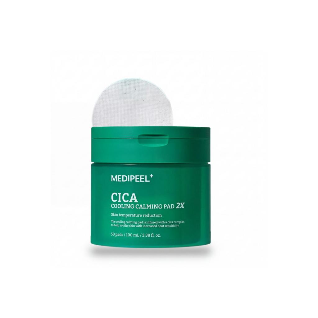 Успокаивающие ПЭДы MEDIPEEL⁺ Cica Cooling Calming Pad 2Х (50шт)
