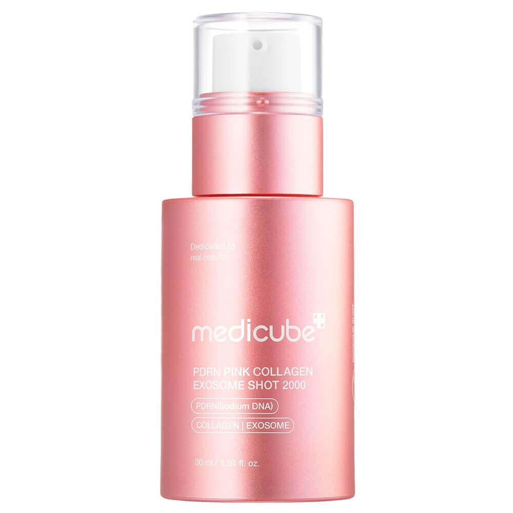 Омолаживающая ампула с микроиглами medicube PDRN Pink Collagen Exosome Shot Serum 2000