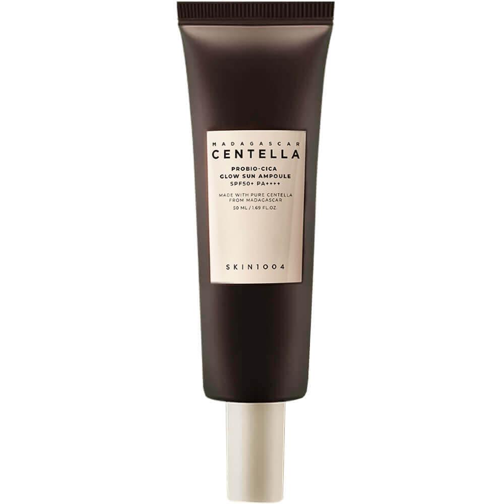 Солнцезащитный крем-сыворотка с пробиотиками SKIN1004 Madagascar Centella Probio-cica Glow Sun Ampoule 50