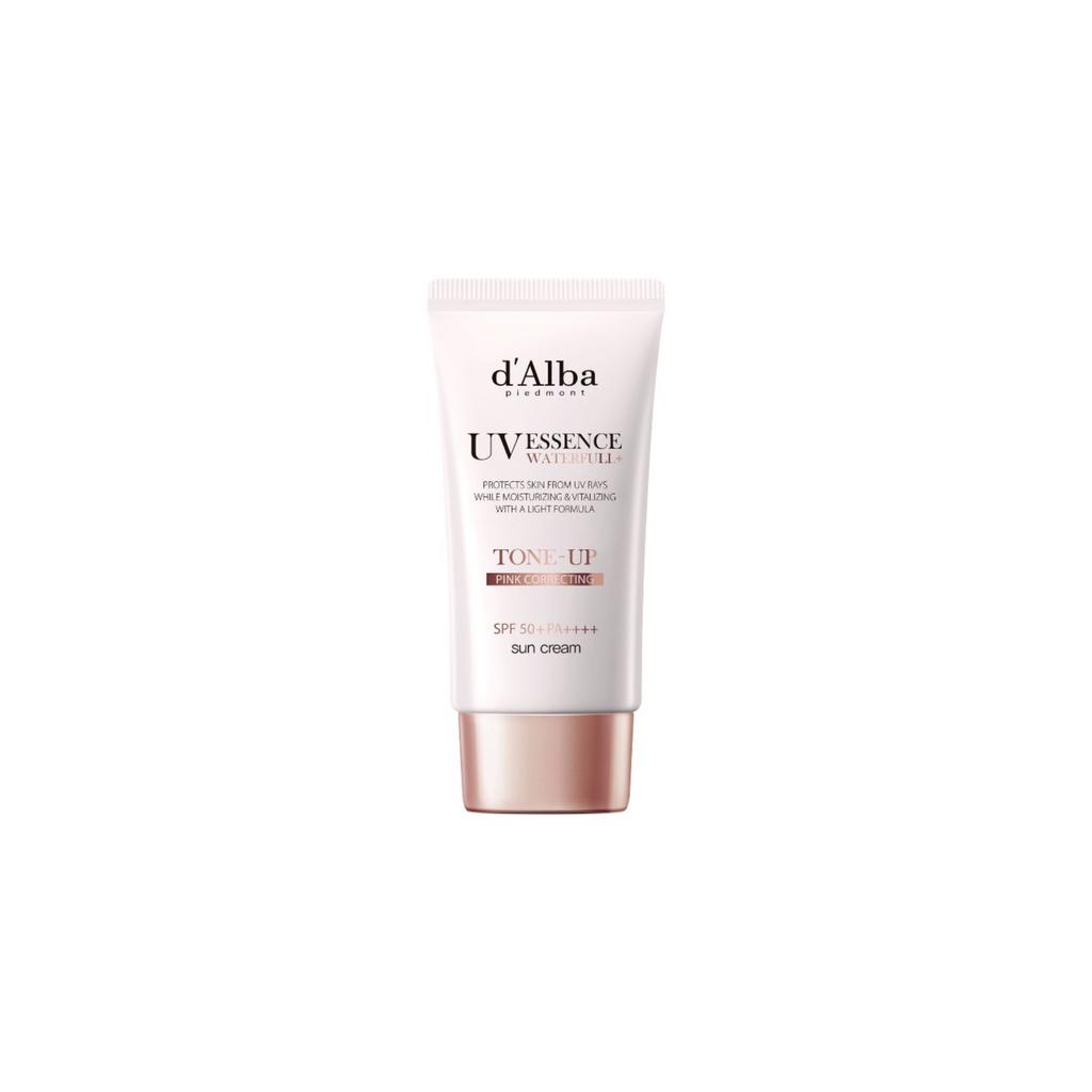 солнцезащитный крем d'Alba Waterfull+ UV Essence Tone-Up Pink Correcting Sun Cream SPF 50+ PA++++