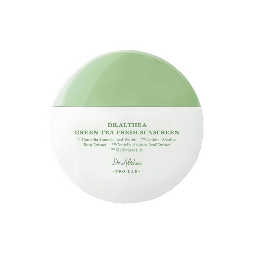 Успокаивающий солнцезащитный крем Dr. Althea Green Tea Fresh Sunscreen SPF50+ PA++++