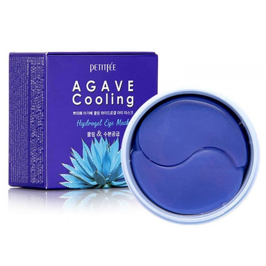 Охлаждающие гидрогелевые патчи с экстрактом агавы Petitfee Agave Cooling Hydrogel Eye Patch 60 шт
