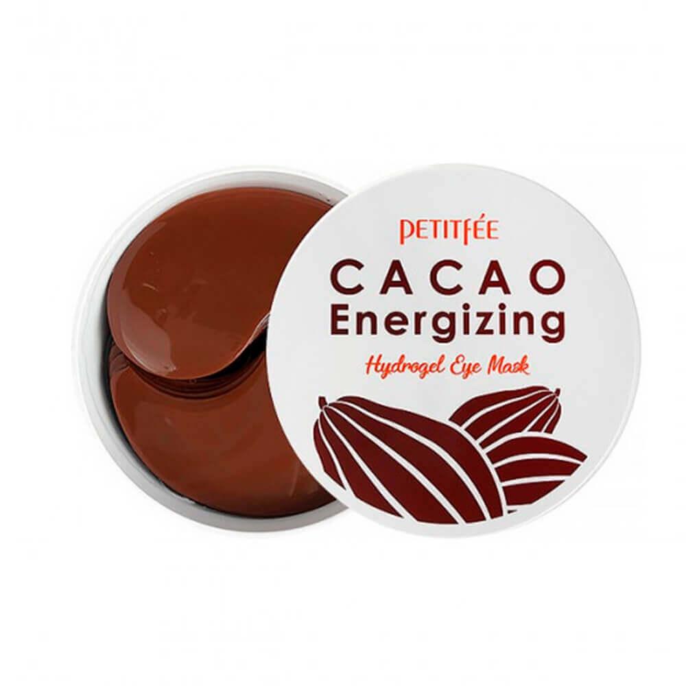 Тонизирующие гидрогелевые патчи с какао Petitfee Cacao Energizing Hydrogel Eye Patch 60 шт