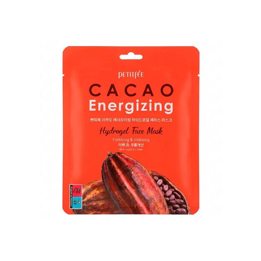 Тонизирующая гидрогелевая маска для лица с какао Petitfee Cacao Energizing Hydrogel Face Mask 32 мл