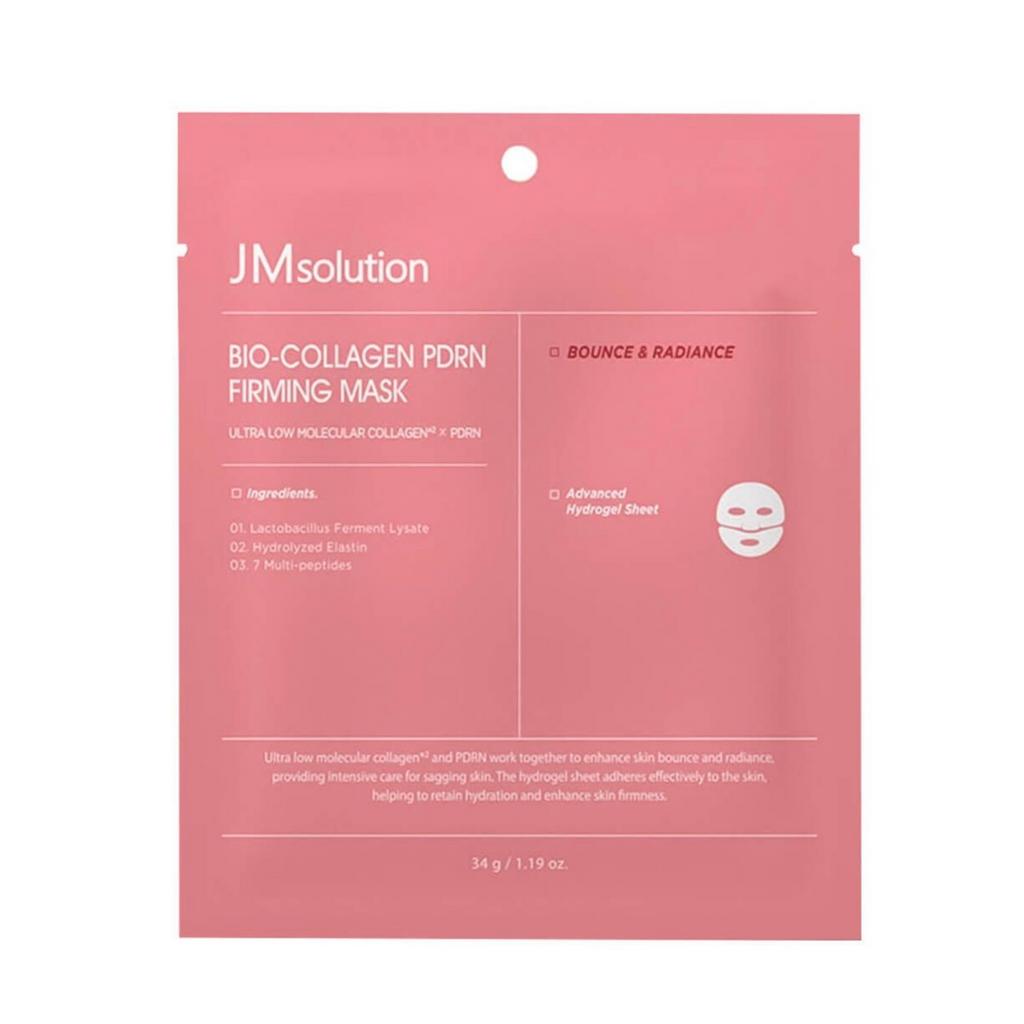 JM SOLUTION BIO-COLLAGEN PDRN FIRMING MASK Гидрогелевая лифтинг-маска с био коллагеном и PDRN 34гр
