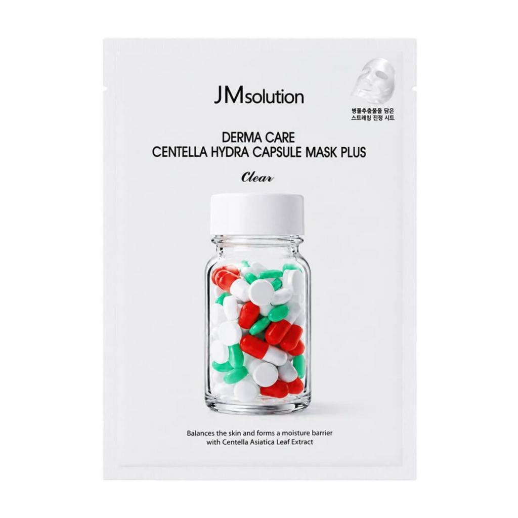 JM SOLUTION DERMA CARE CENTELLA REPAIR CAPSULE MASK Успокаивающая маска с центеллой 30мл, шт